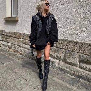 Brand new black boots